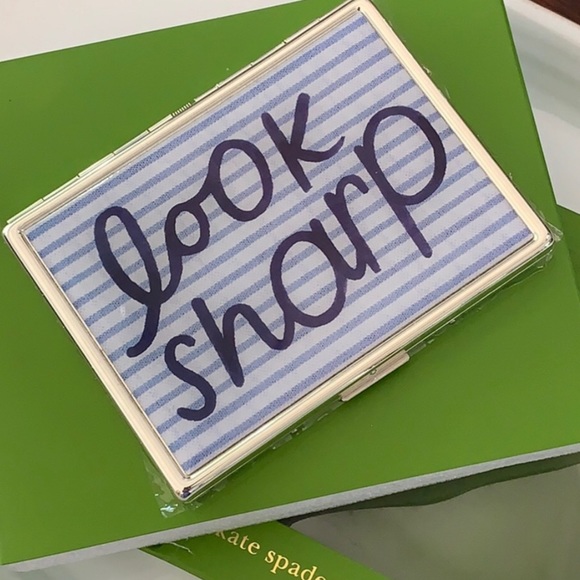 Kate Spade Laurel Street Look Sharp ID Holder Case - Picture 4 of 4